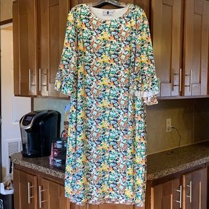 Dainty jewel dress knee length